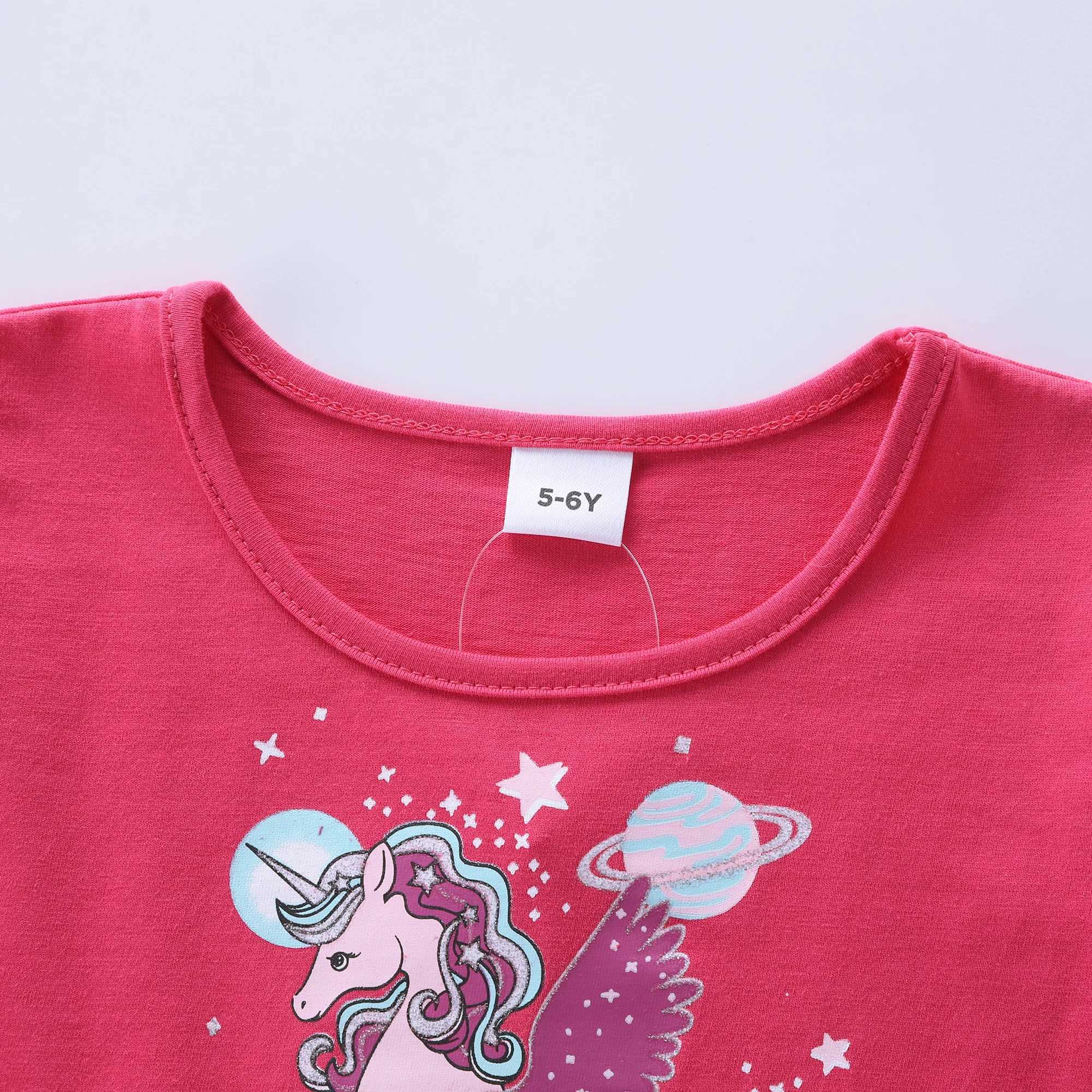 Girl Sleeping Cotton Printed Par Princess Cake Dress LH1705 W250111