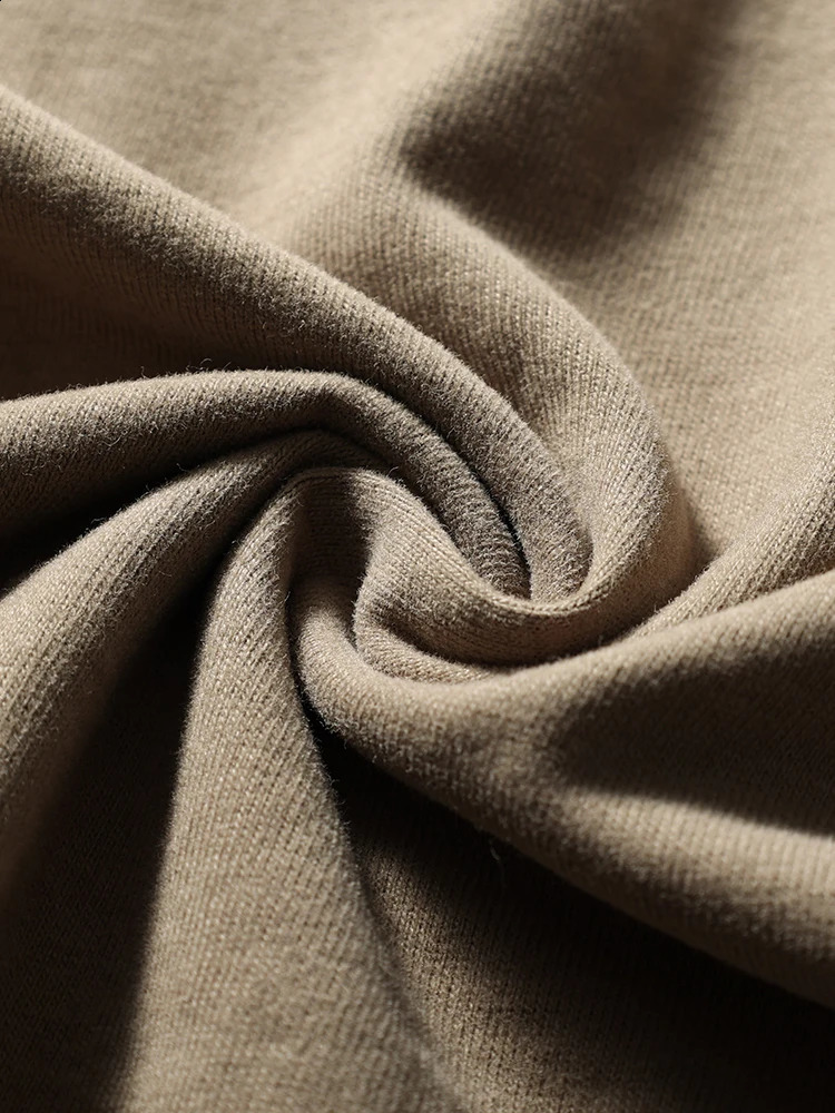 Summer American Retro Short Sleeve Oneck Solid Color Tshirt Mens Fashion 100% Cotton Washed Casual Terry Cloth Tops 250108