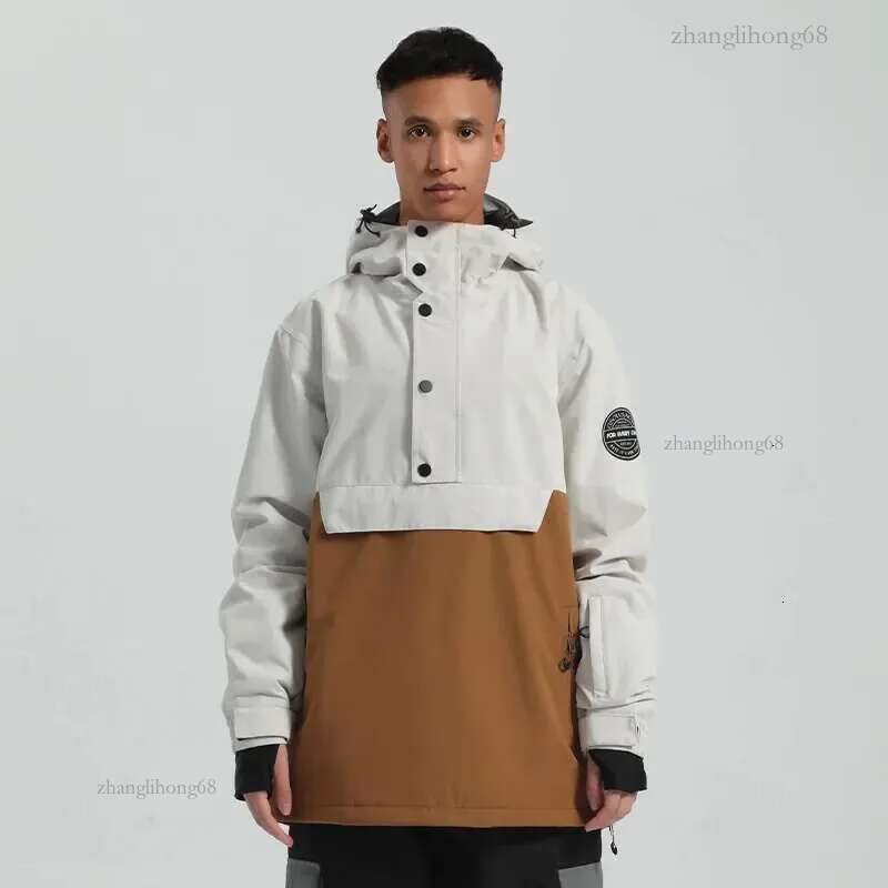 New Outdoor Ski Jackets Winter Thermal Wear Resistant Snowboard Hooded Coats Women Men Breathable Windproof Snow Clothes