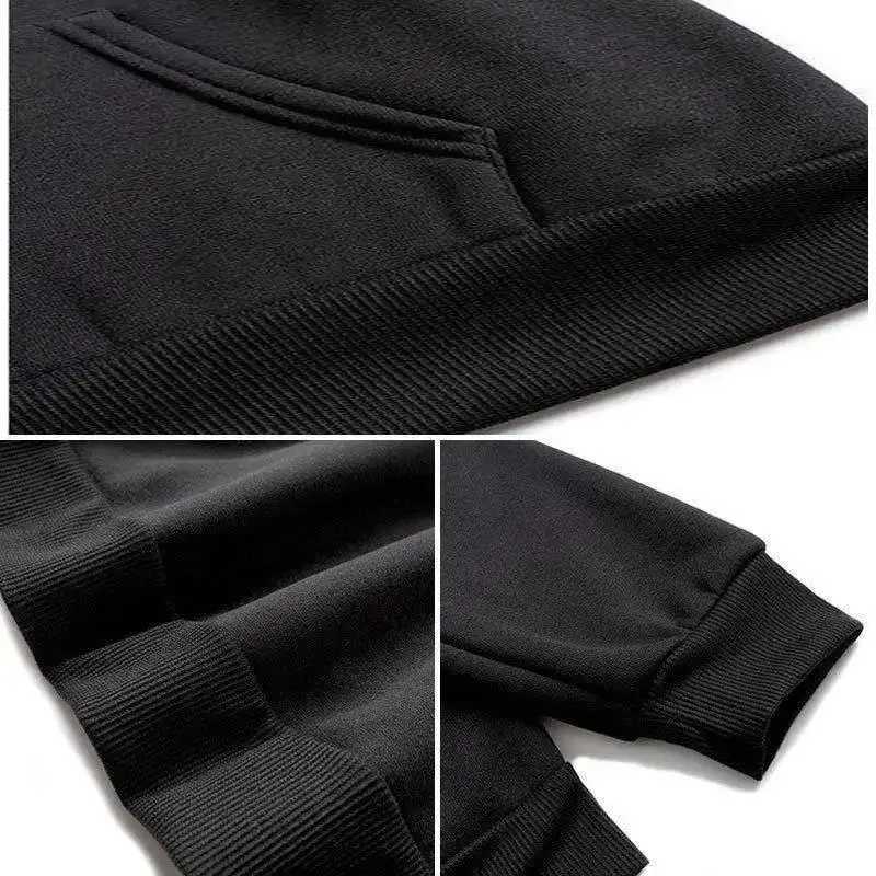 2024 New Customized Text Hoodie Mens Fashion Sportswear Cool Casual Harajuku Street Clothing Zipper Hoodie W250110