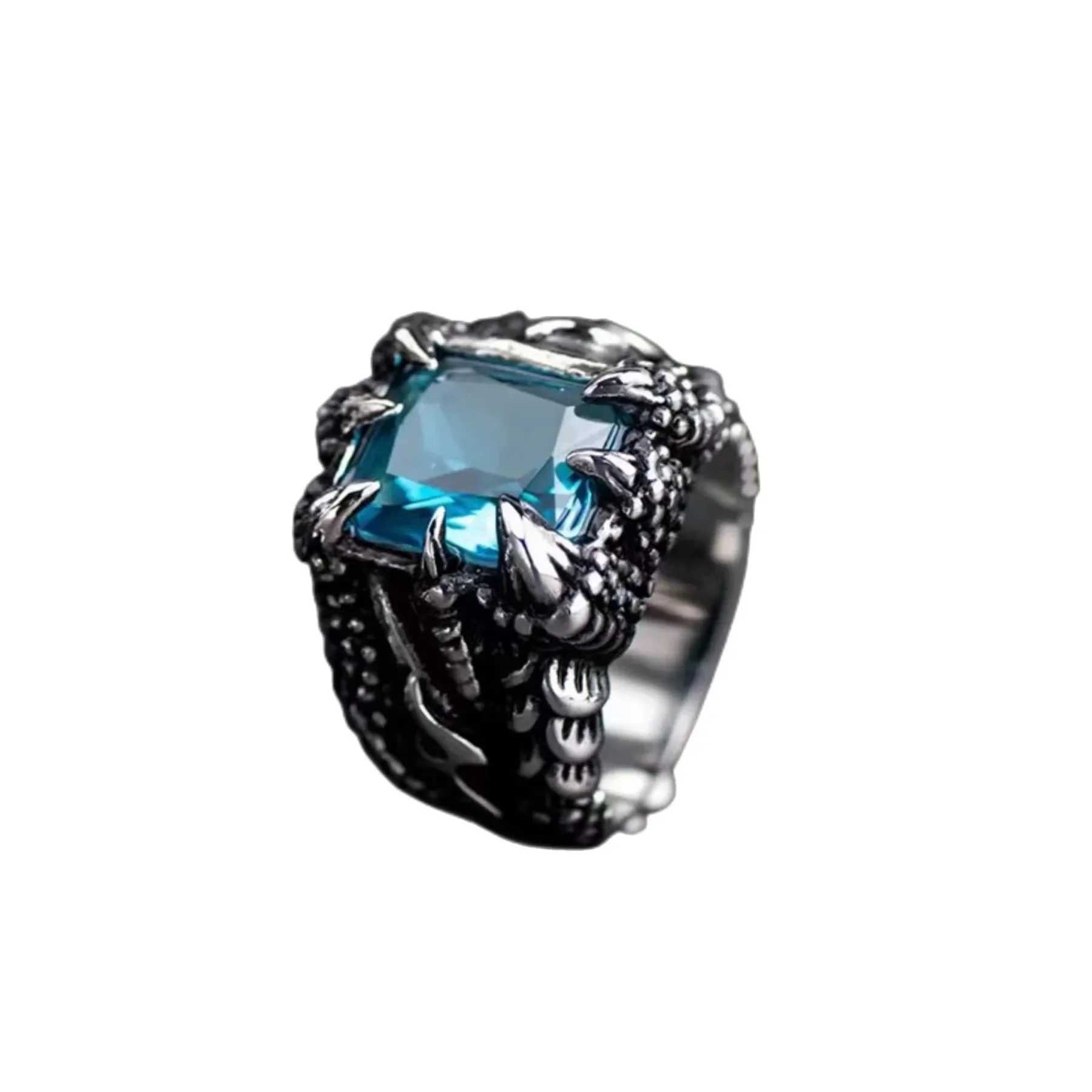 Best Sellers! Inlaid gemstones dragon cl ringXJ250110