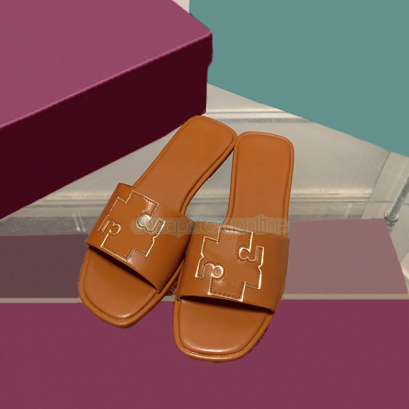 Designer Sandal Women Slippers Woman Summer Flat Heels Bombe Miller Double T Sport Slide Lambskin Sandals Slides Leather Comfort Flip Flop Casual Shoes Big Size