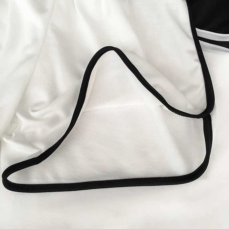 New Summer High Street Sport Yoga Shorts Women Running Fitness Shorts Solid Soft Beach Casual White Egde Shorts Hot FemaleXJ250111