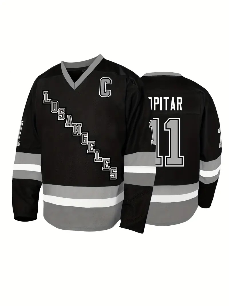 Kopitar Hockey Jersey Fiala Byfield Doughty Custom Hockey Jerseys Any Name Number Mens Womens Youth