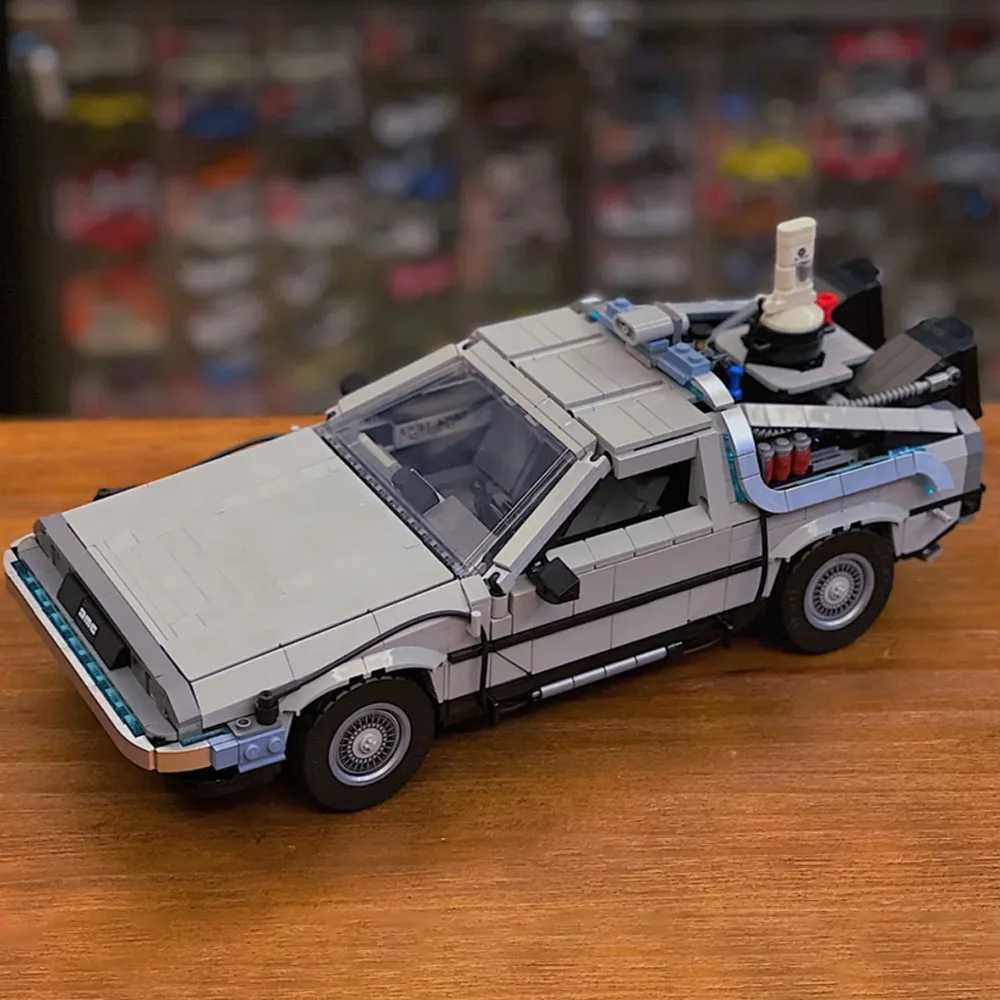 2024 NEW Back to the Future Time Machine Compatible 10300 Building Blocks Technical Car Bricks Construct Toys Gifts Spot goodsXJ250102