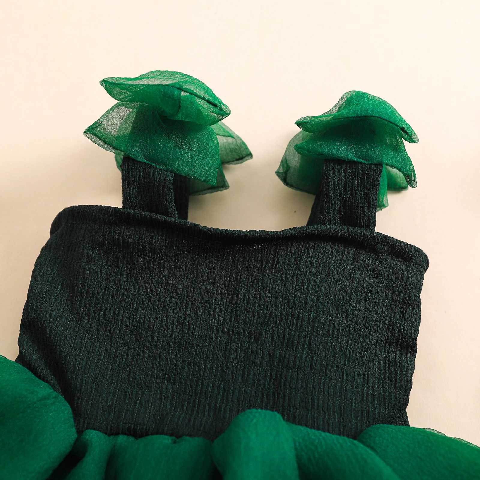 6M-6Y Christmas Childrens Baby Girls Red Dress Sleeveless Bow Layered Tulle Tutu Par Dress Girls Christmas Clothing W250111