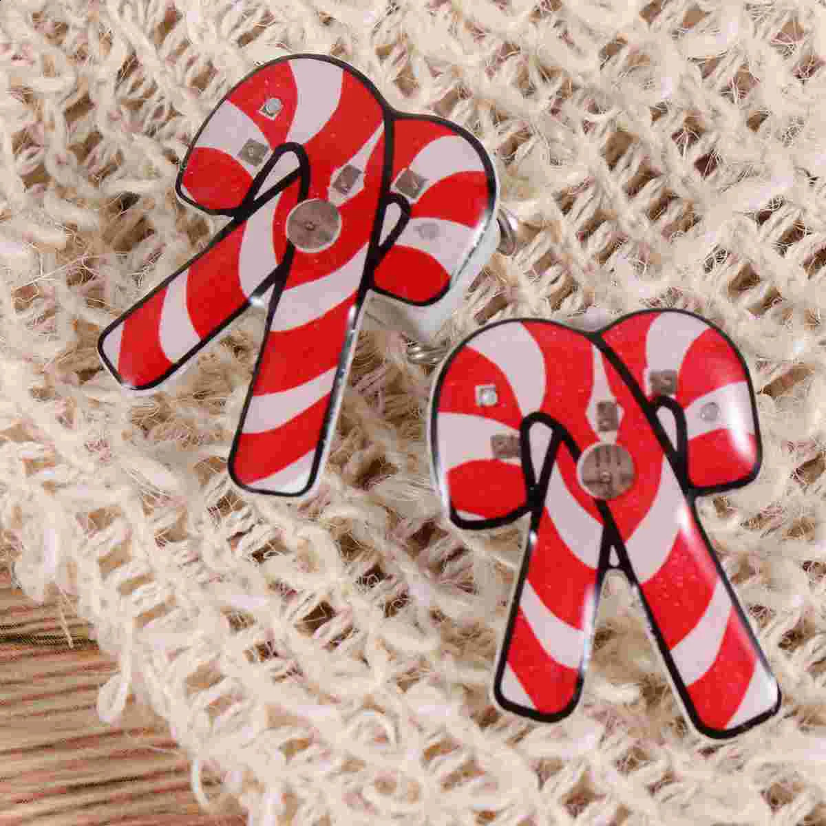 25pcs Christmas LED Glowing Santa Claus Snowman Xmas Tree Brooch Luminous Enamel Pin Badge Fashion Jewelry Gifts 250103