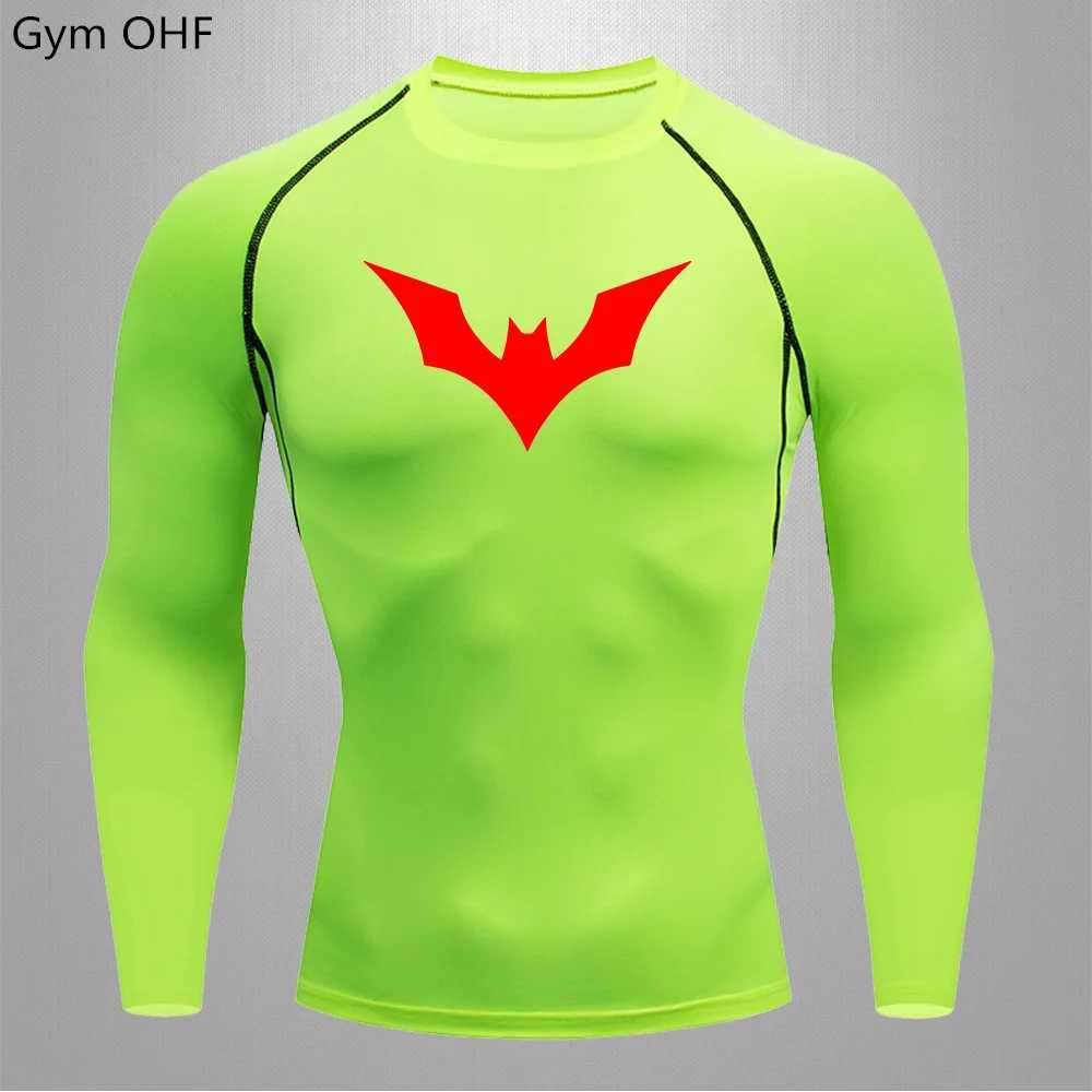 Mens Sunscreen Second Breathable Compression T-shirt Long Sleeve Quick Drying Rashgarda Top Sports Men 2099 Bat W250111