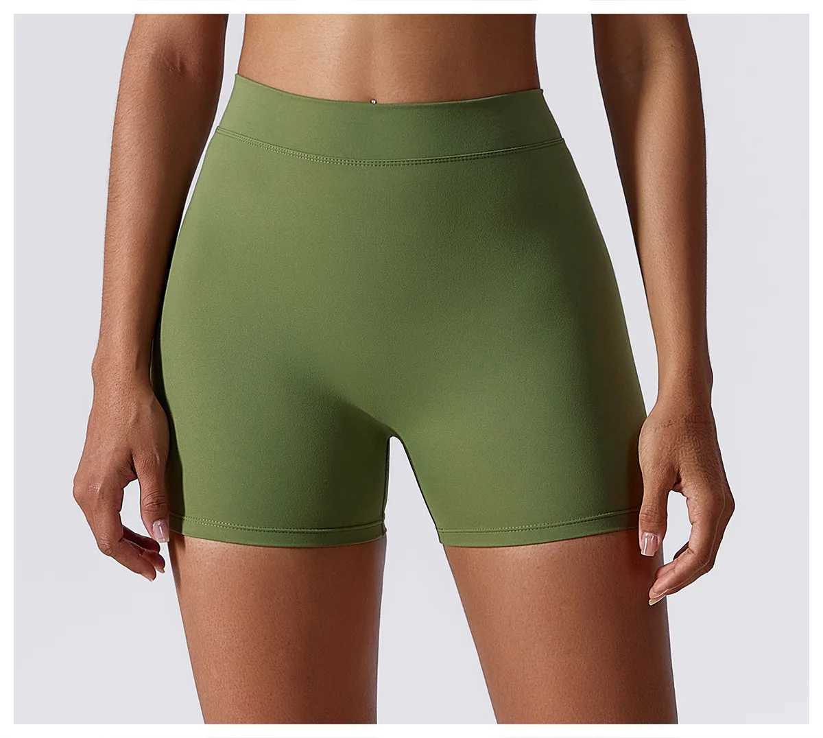Scrunch Butt Yoga Short Fitness High Waisted Sports Shorts Yoga Shorts Seamless Push Up Gym Snorts Sport Clothes For WomenXJ250111