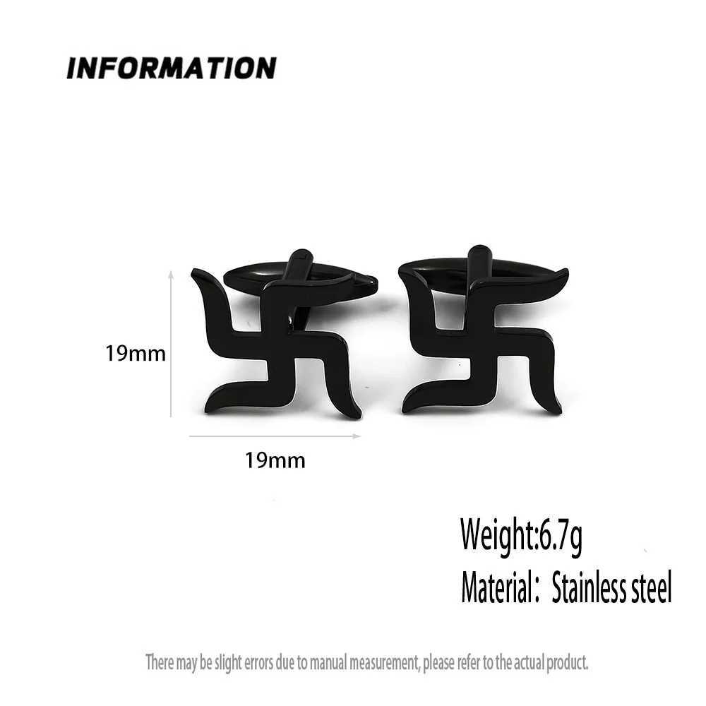 New Stika cufflinks fashionable metal shirt cufflinks retro style set accessories suitable for dinner parties W250111