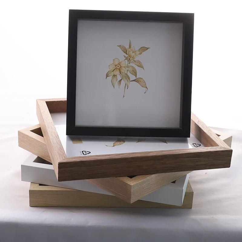 1pcs Japanese Pastoral Small Family Photo Like FrameWall-mounted Picture Frame Ornaments Square 4 5 6 / 7/ 8inch H260306