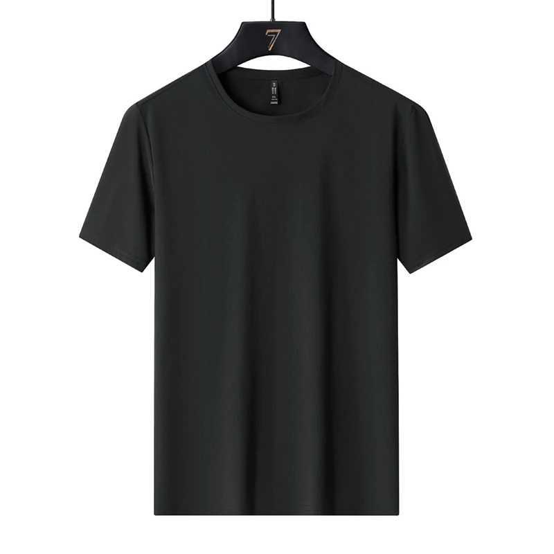 Summer running T-shirt quick drying breathable striped T-shirt mens sportswear jogging gym sports top womens fitness short sleeved 7XL W250111