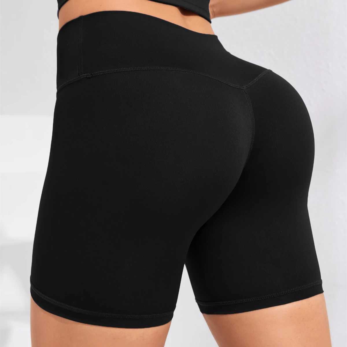 Yoga Shorts Women High Waist Fitness Sports Running Shorts Breathable Leggings Workout Gym ShortXJ250111