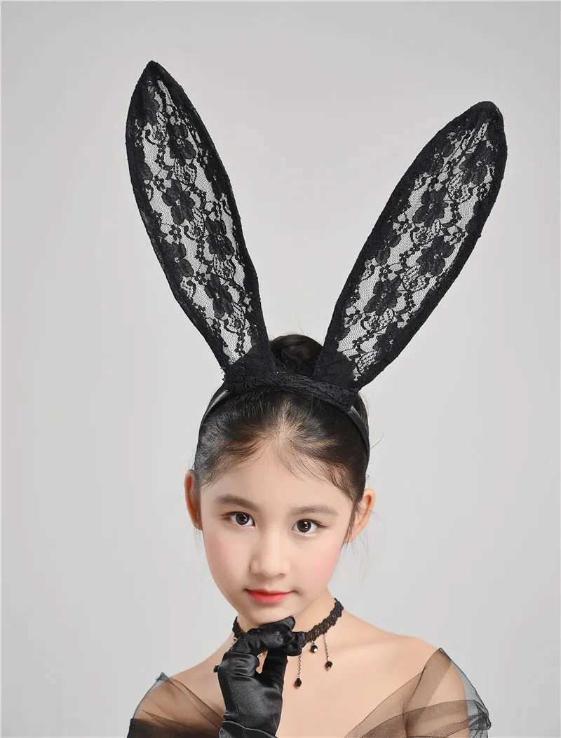 POSH DREAM 4-piece Dress Headband Necklace Gloves Girl Black Princess Tutu Dress Train Gaul Black Girl Halloween Par Dress W250111