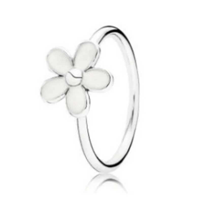 New 100% Pure Silver Princess Crown Sparkling Love Heart CZ Ring W250111