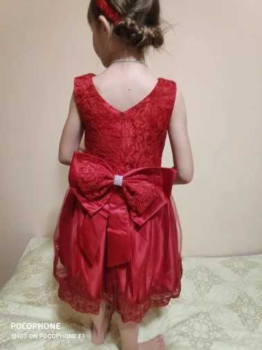 Baby Girl Christmas Dress Girl Red Tutu Dress Preschool Baby 1st Birthday Par Baby Dress Newborn Baptist Dress W250111