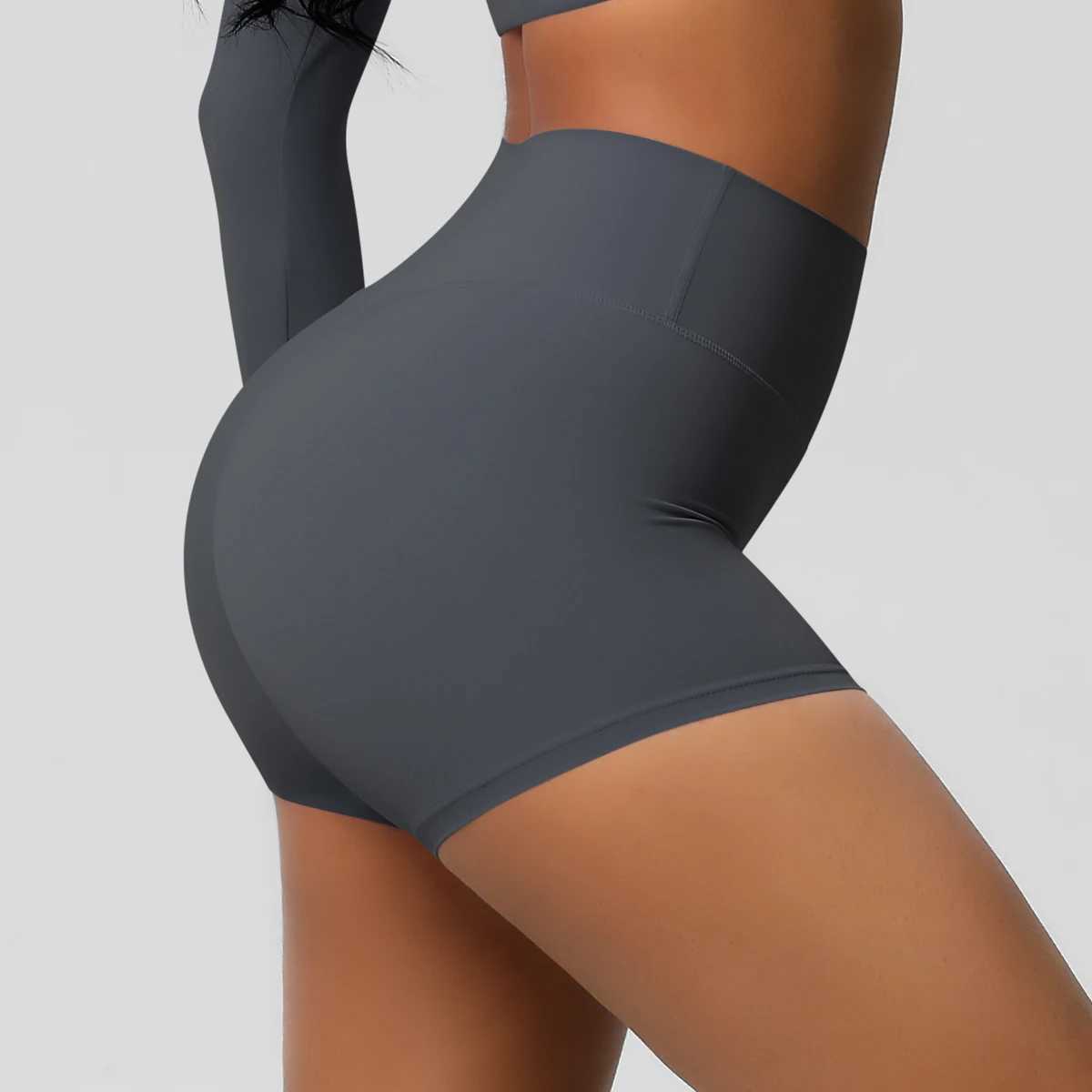 Womens High Waist Quick Drying Workout Yoga Shorts for Cycling Gym Sport Comfortable Breathable Fitness Running PantsXJ250111