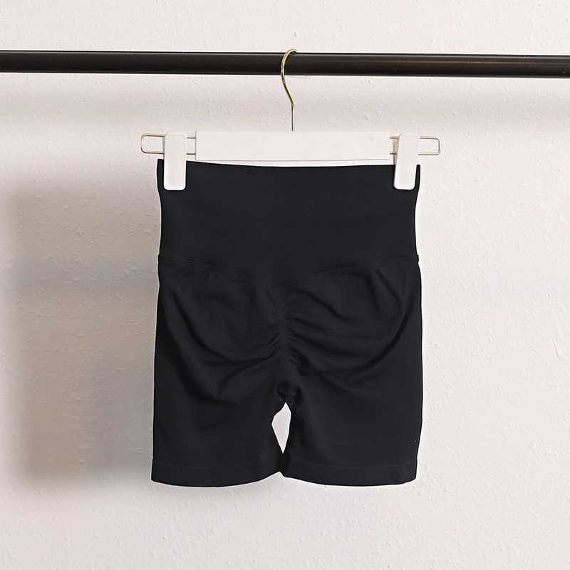 High Waist Women Tummy Gym Running Wear Seamless Plus Size Butt Gym Fitness Yoga ShortsXJ250111