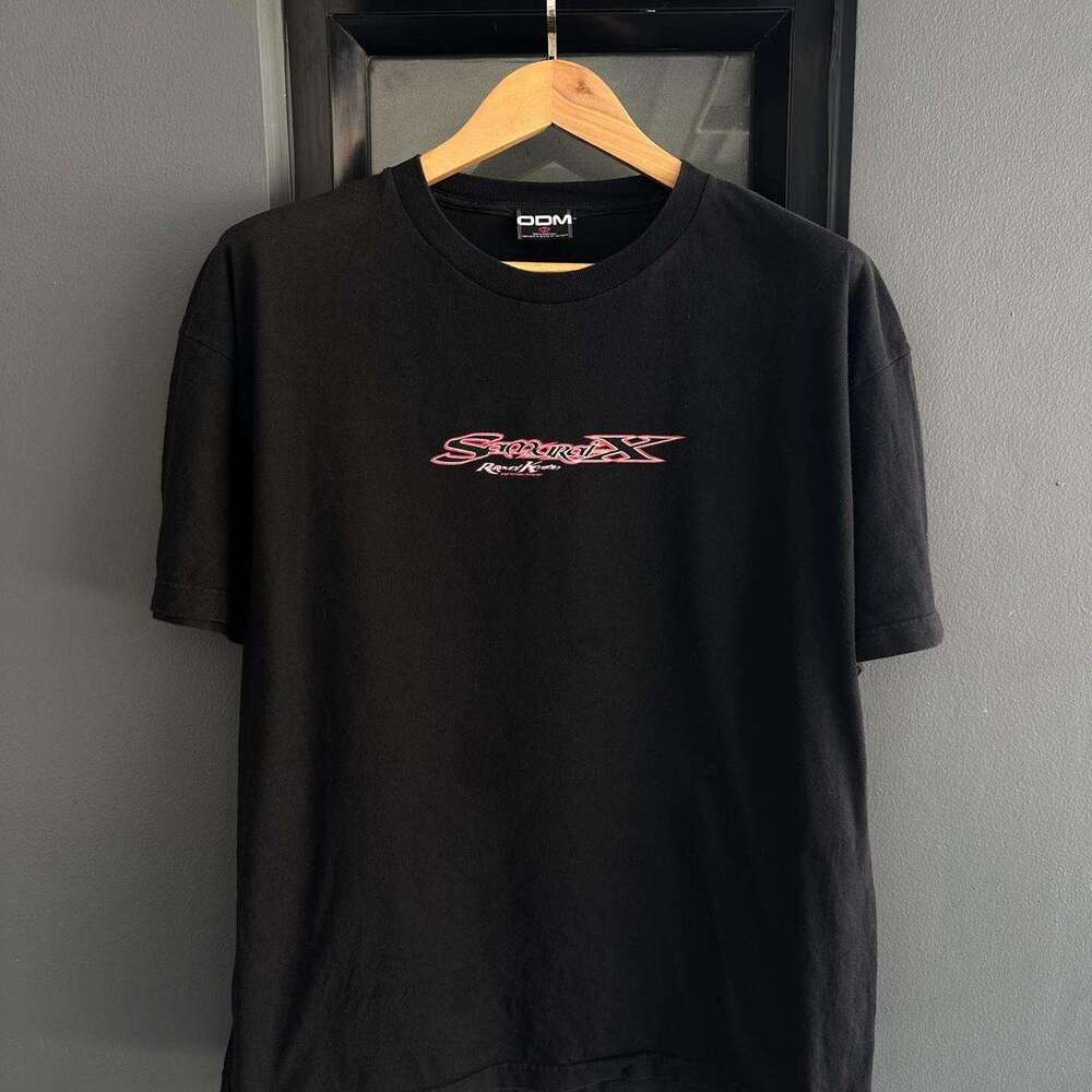 X Samurai loose casual printed short sleeved anime youth round neck top T-shirt