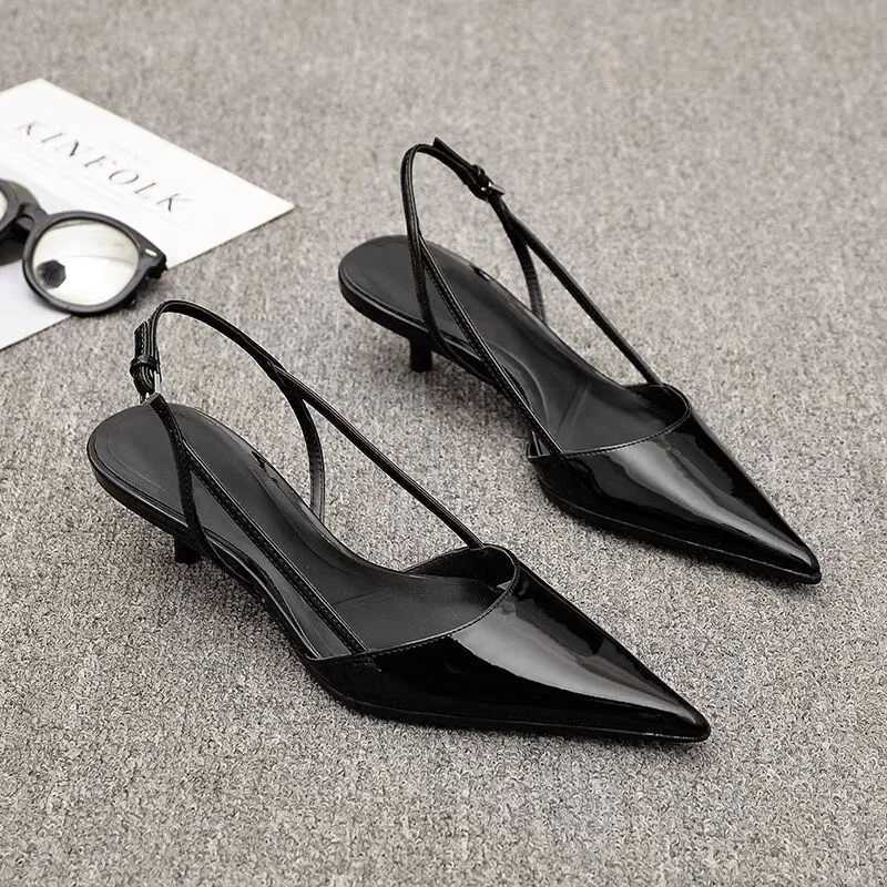 New Arrival Womens Pointed Heel Sandals Dress Party Fashion Summer Slide New Walk Flip Pump Slide T250409