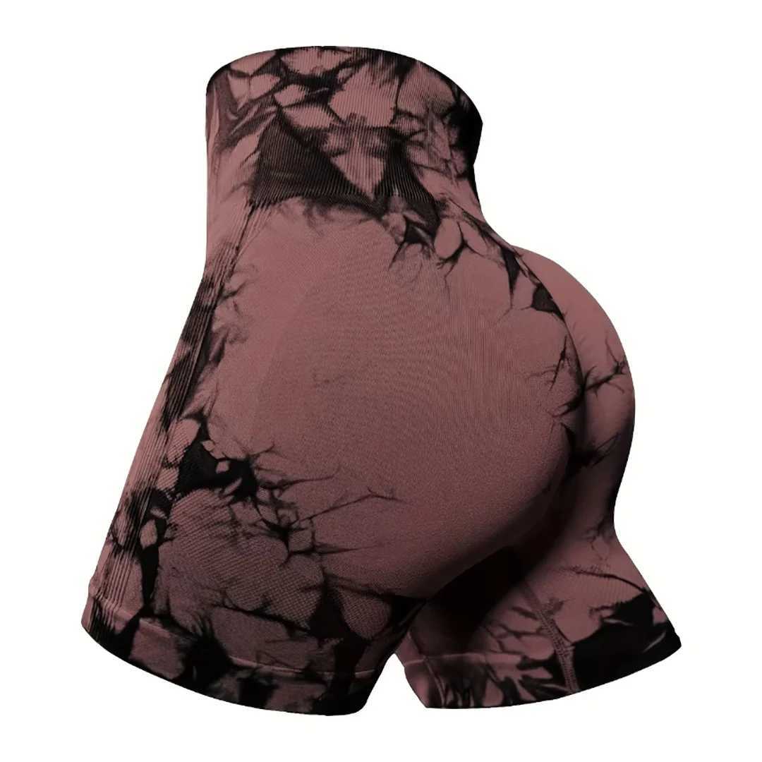 Womens seamless fitness shorts yoga exercise high waist tight fitting buttocks hip lifting outdoor exercise running shortsXJ250111