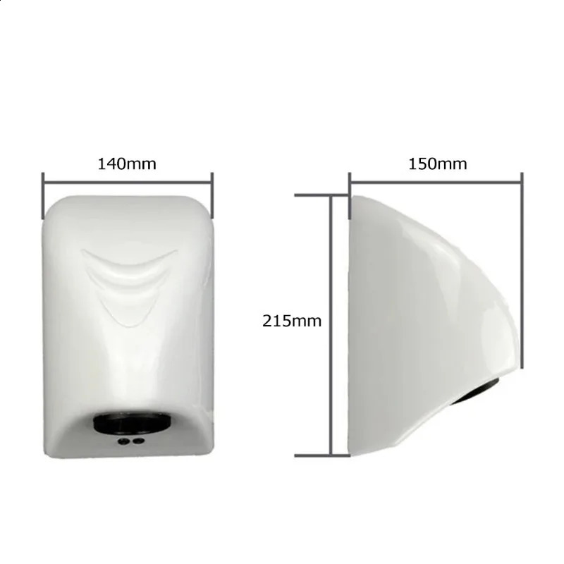 Hand Dryers for Bathrooms 600W Low Noise Touchless Electric Automatic Sensor Wall Mounted Type Warm Wind Dryer 250107