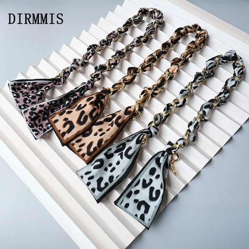 DIY Fashion Womens Handbag Accessories Chain Black Blue Amber Panther Detachable Belt with Womens Clutch Shoulder Bag Chain 250109