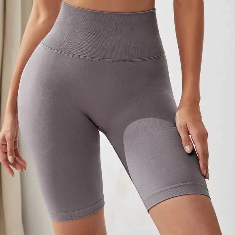 Seamless Sports Shorts High Waist Push Up Yoga Leggings Elasticity Gym Running Yoga Shorts Breathable Women Cycling ShortXJ250111
