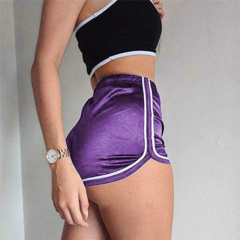 Summer Casual Shorts Women Fit Striped Available Shorts Loose Elastic Waist Breathable Beach Summer Gym Sport Female Hot ShortsXJ250111