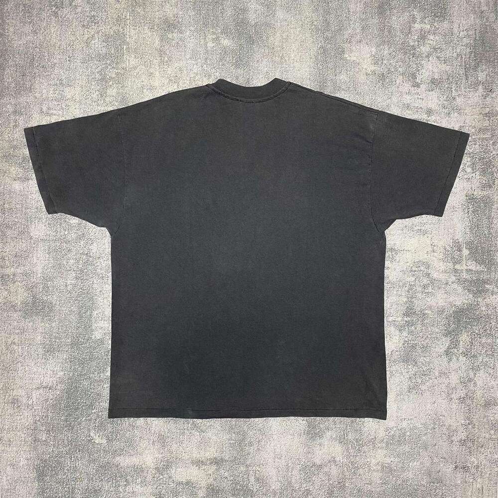 Inspiration Tattoo Artist Thread Draft Printed Laundry Short T-shirt Street Trendy Versatile Half Sleeve