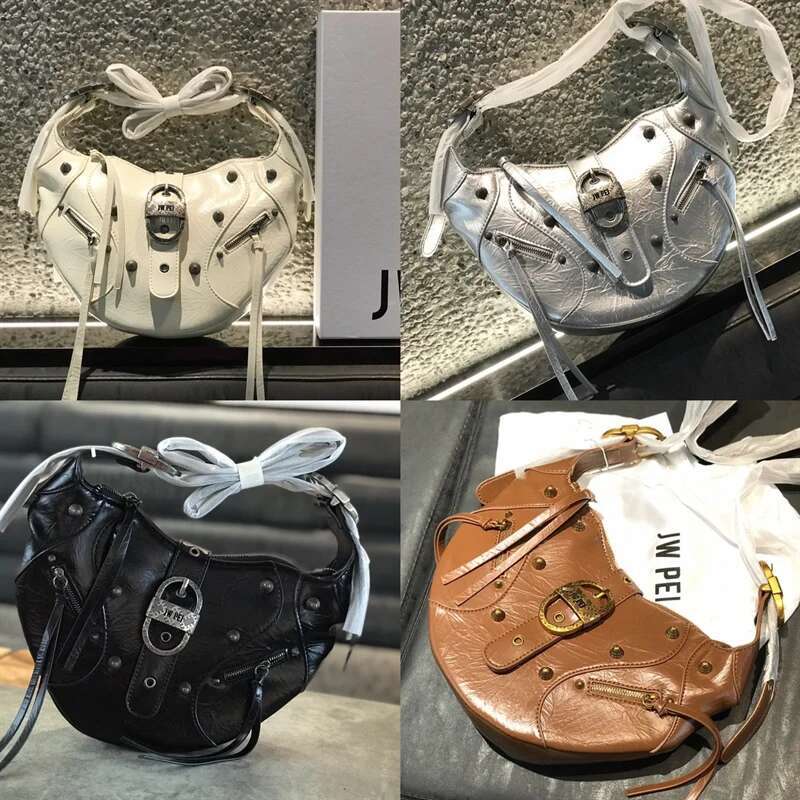 JW PEI Advanced Retro Design Oil Waxed Leather Cowhide Crossbody Bodypack Large Capacity Cosmetic Brand Bag