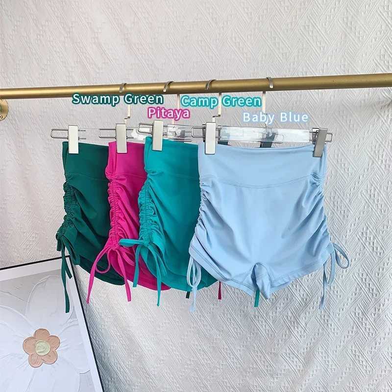 2024 Yoga Shorts Women Fitness Shorts Running Cycling Shorts Breathable Sports Leggings High Waist Summer Workout Gym ShortsXJ250111