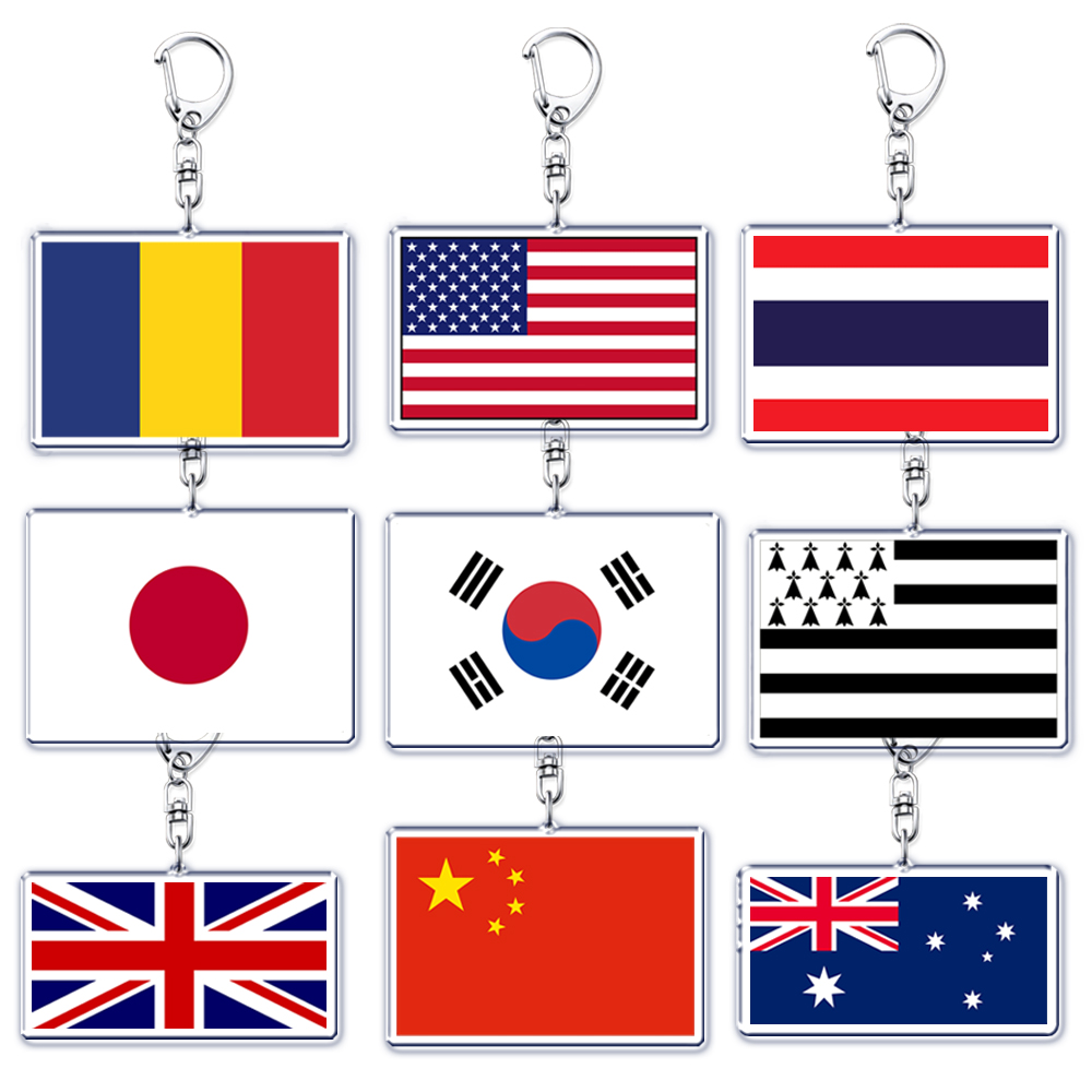 Flaggi Chiave Chiave Chiave Chiave Ringa PER Accessori BAG Contenuto American B…