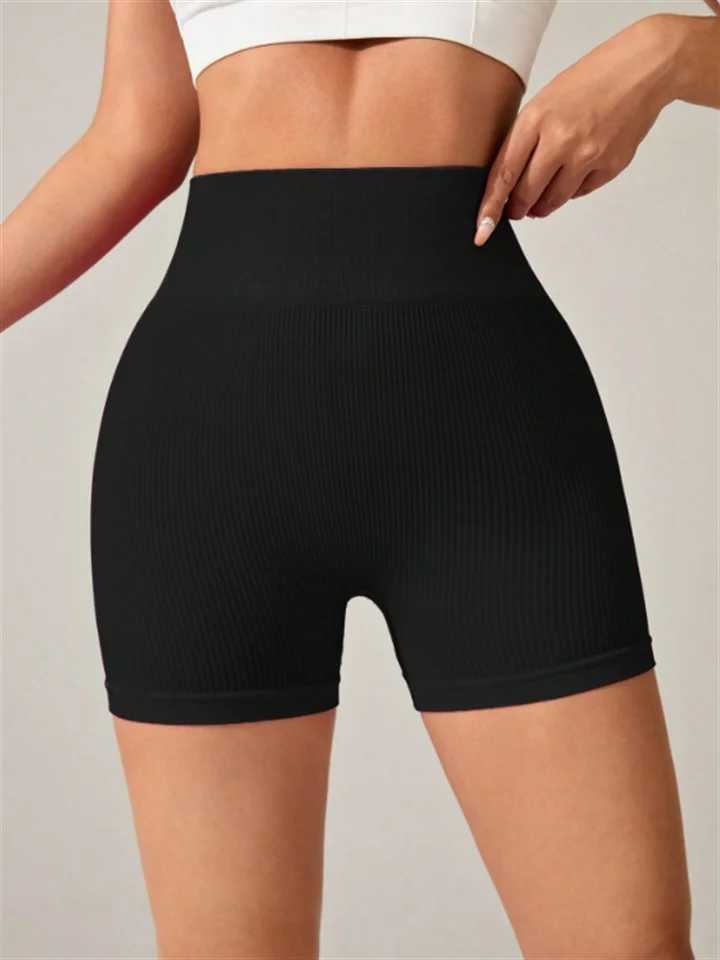 Yoga pants for women slim fit and hip lifting seamless knit sports and fitness shorts tight pants peach hip high waist yogaXJ250111