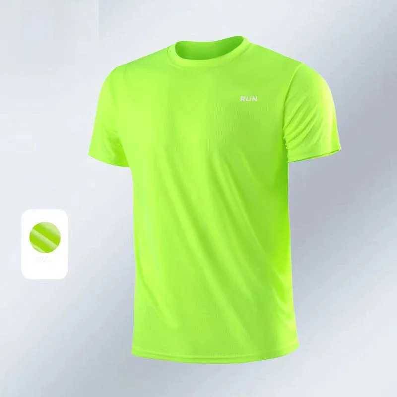 Mens fitness T-shirt quick drying sports running shirt mens short sLeeved fitness shirt training mens sports shirt W250111