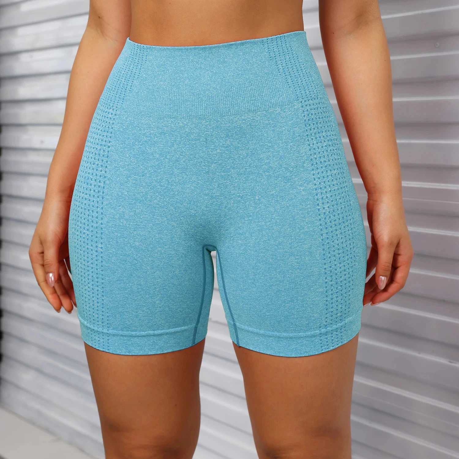 Women Seamless Yoga Shorts Sexy Butt Lifting Cycling Tight Female Elastic ActivewearXJ250111