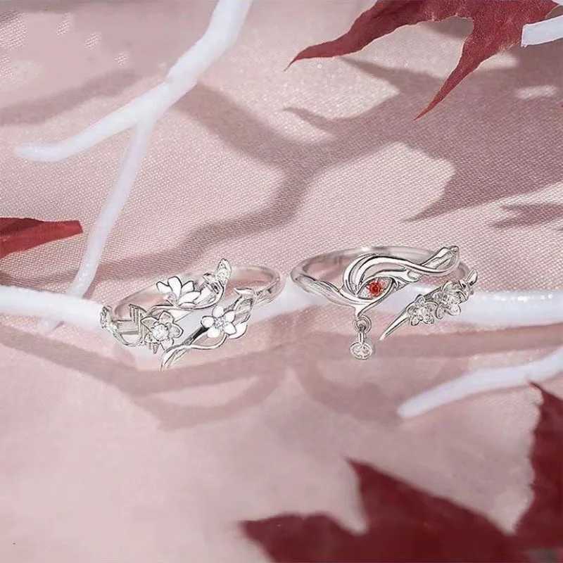 Tianguan Cifu Ring Heaven Official Blessing Huacheng Xielian Adjustable Neutral Couple Ring Jewelry Accessories Gift W250111