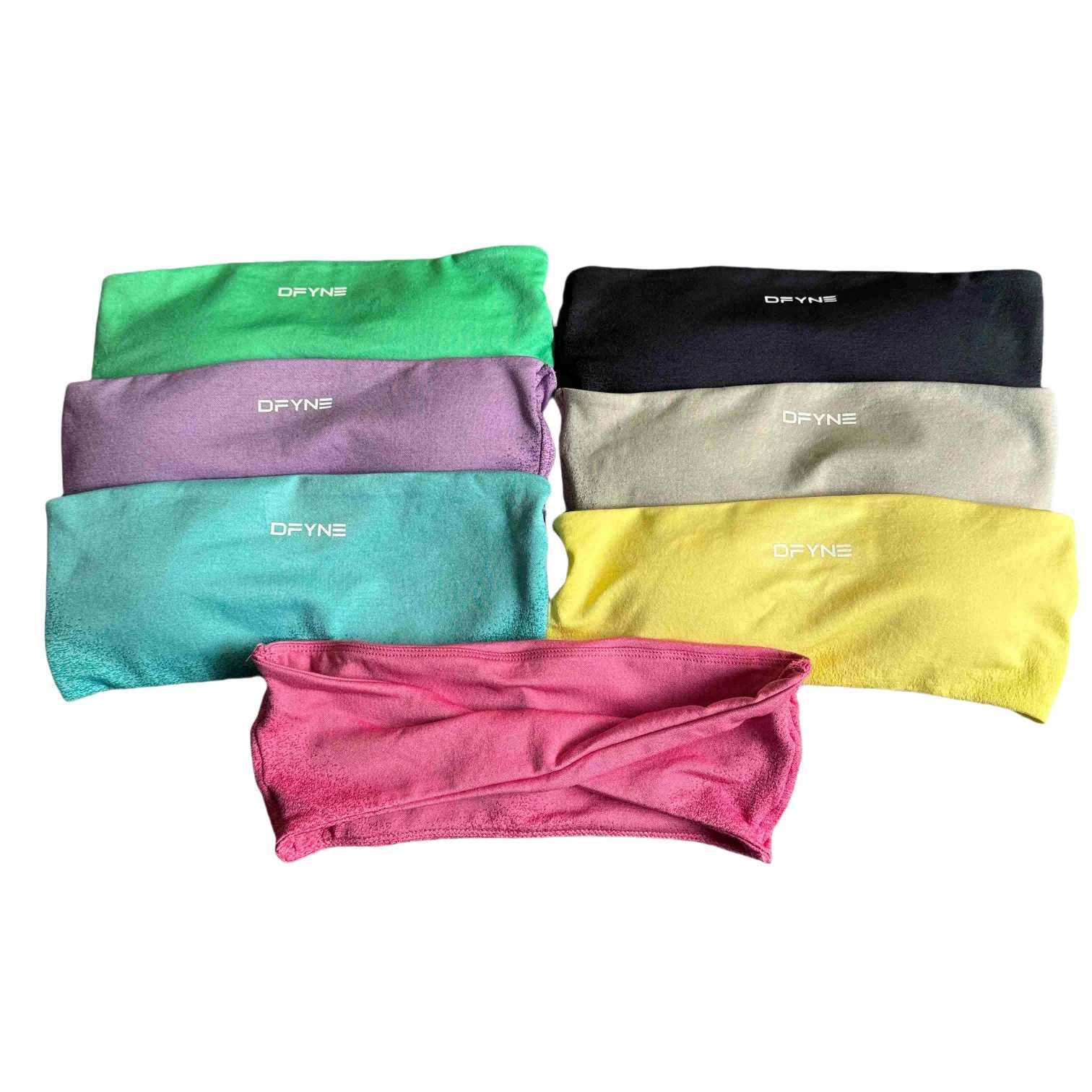 Yoga Outfit Ignite Bandeau sports bra with seamless yoga top for women mid support pad gym crop elastic fitness H250111 FLJ2