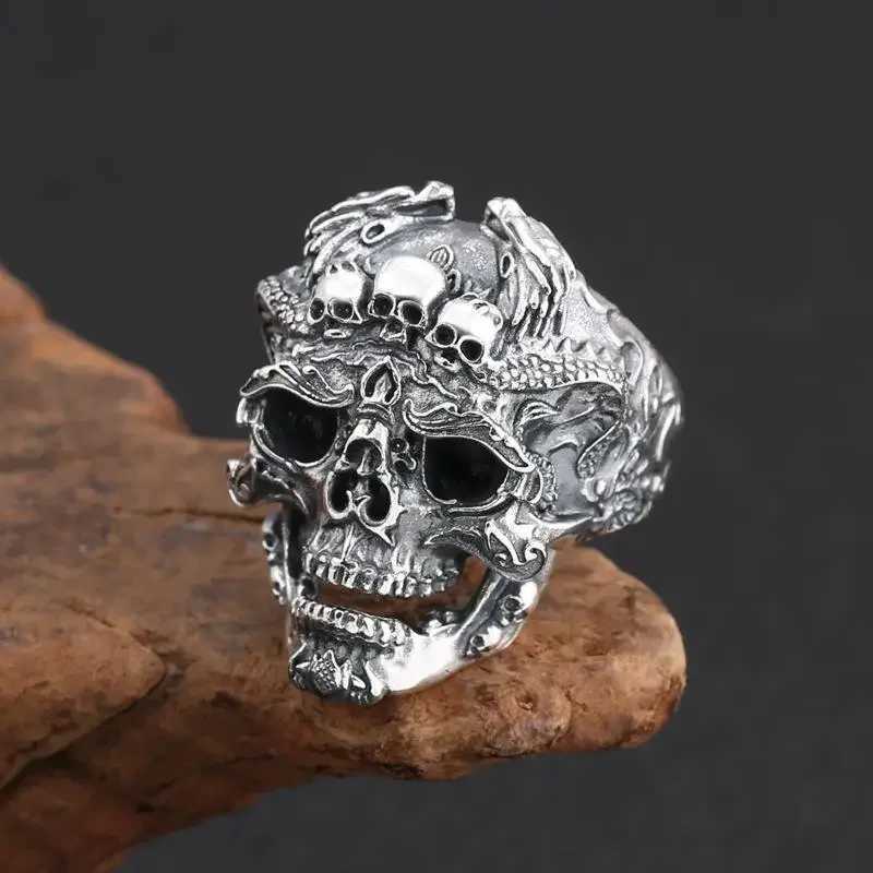 Best Sellers! Rock Gothic Skull Head Ring Male GiftXJ250110