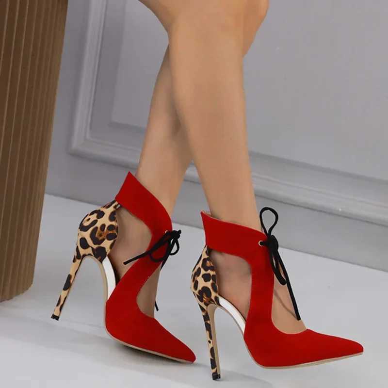 New Arrival Sexy 12cm thin toe lace sandals suitable for womens headboard flooring mixed colors hollow cover sole sneakers T250110