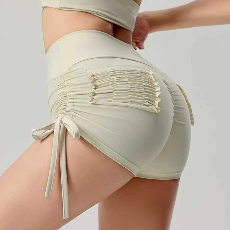 2024 Gym Yoga Shorts For Women Tight Legging High Waist Scrunch Butt Workout Running Yoga Pants Leggings For SportXJ250111