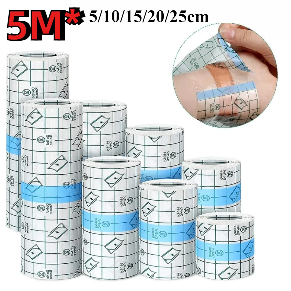 5M Waterproof Protective Tattoo Healing Film Aftercare Bandage Roll Accessories Supply 241230