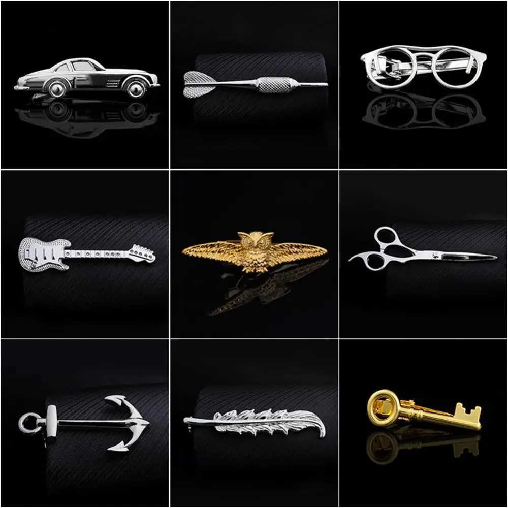 High quality polished copper tie clip fashionable personalized creative casual business suit mens wear W250111