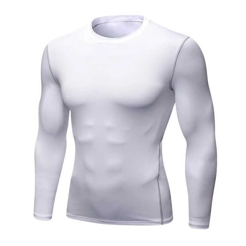 Mens Sleeping Hot Underwear Mens Thin Tight Fit Quick Drying Elastic Fitness Top Mens Autumn Winter Sprots Wear W250111