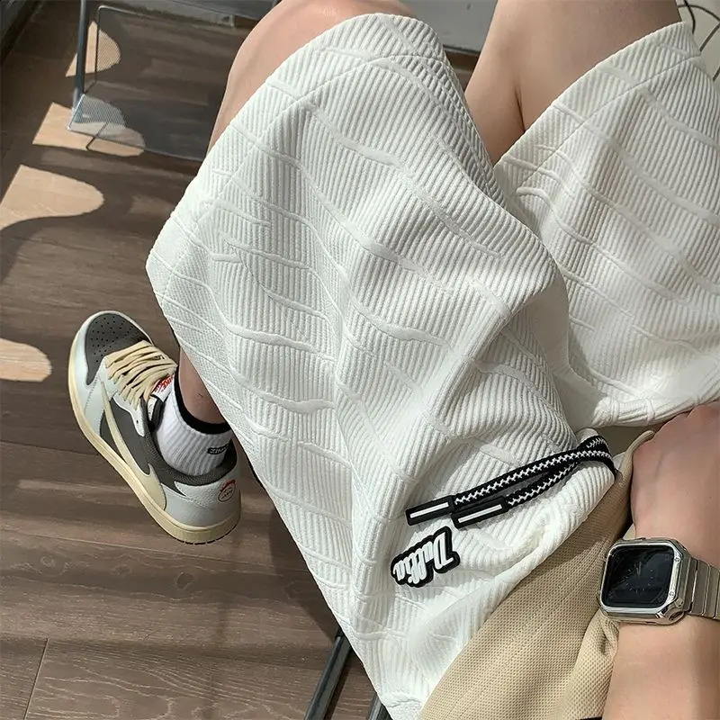 American High Street Oversize Basketball Shorts for Mens Summer Wide Leg Casual Shorts 250109