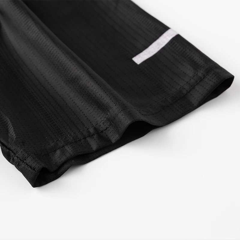 Running T-shirt mens summer ice silk thin top reflective print quick drying short sleeved breathable fitness T-shirt 5XL W250111