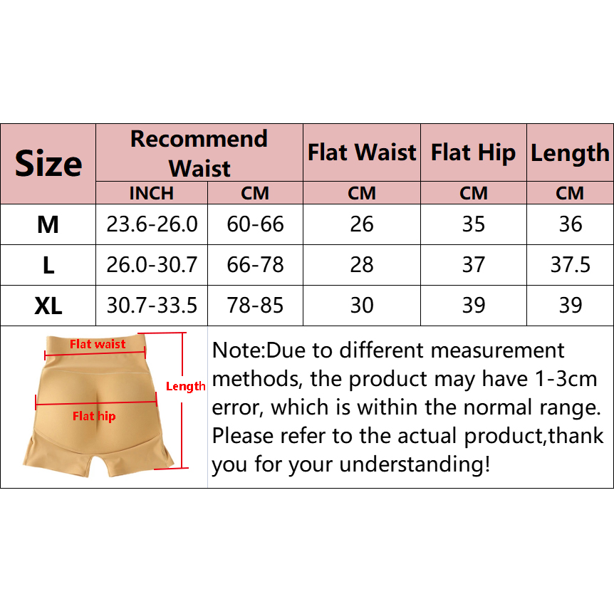 Women Sexy High Waist Body Shaper Butt Lifter Padded Hip Enhancer Shapewear Tummy Control Panties Fake Ass Shorts