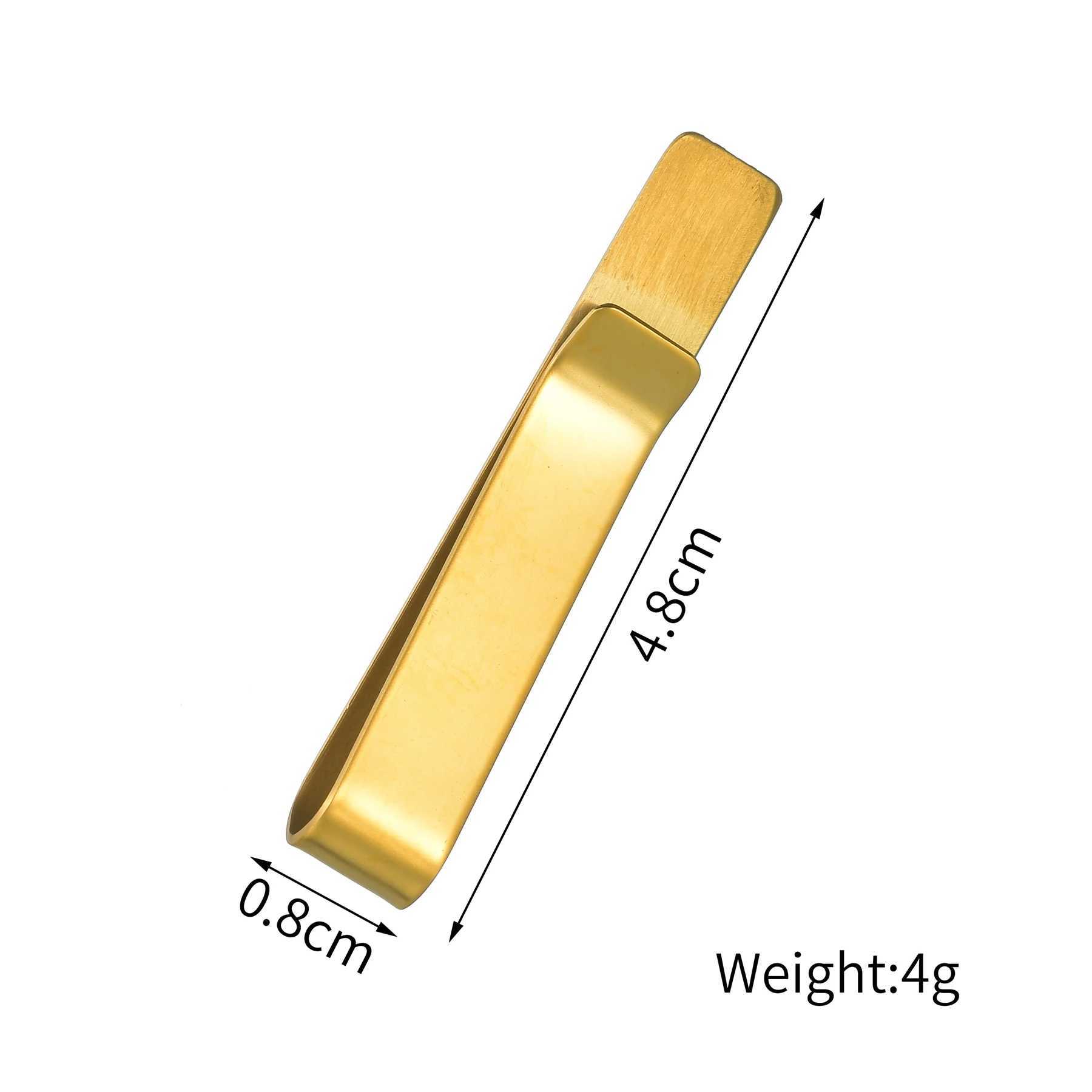 Fashion stainless steel punk tie clip mens blank bar metal necklace party busin wedding simple decoration jewelry gift W250111