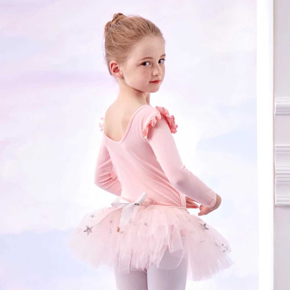 Layered Tutu technique for young children and girls sparkling sequin chiffon dance technique W250111