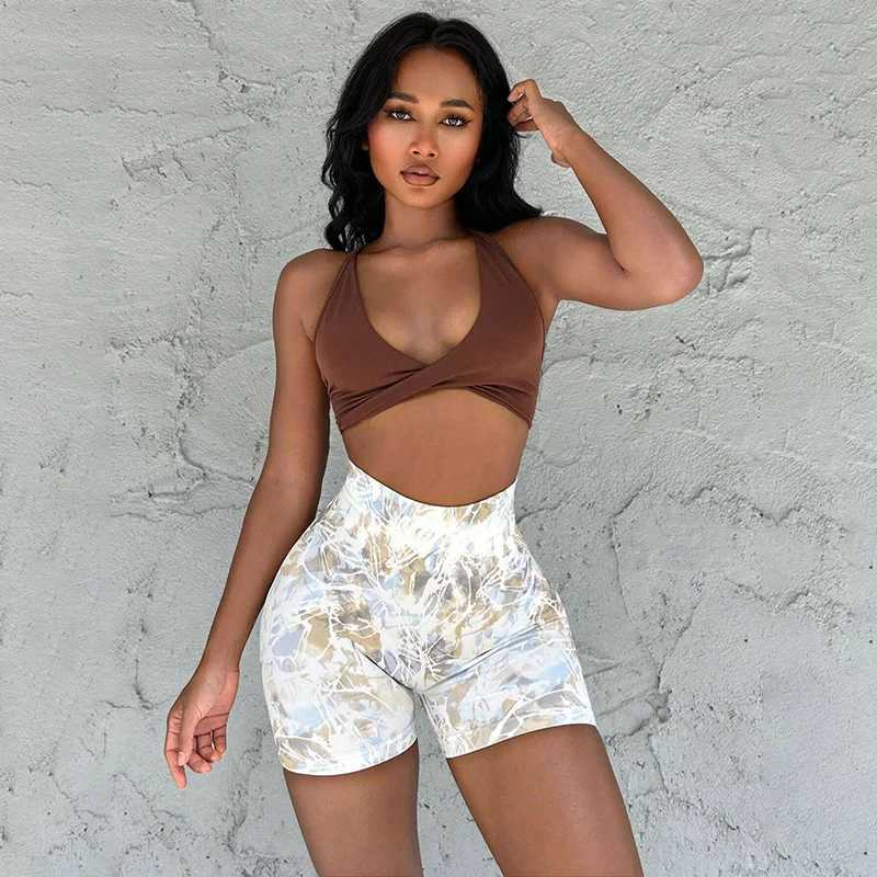 Seamless Printed Tie-Dye Tight Yoga Pants High Waist Slim Hip Lifting Outdoor Sports Pants Running Training FitnessXJ250111